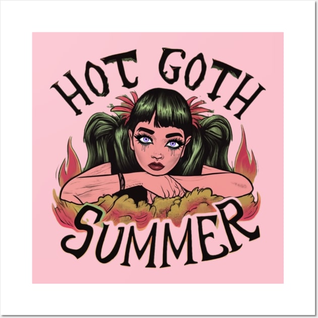 Hot Goth Summer Wall Art by INLE Designs